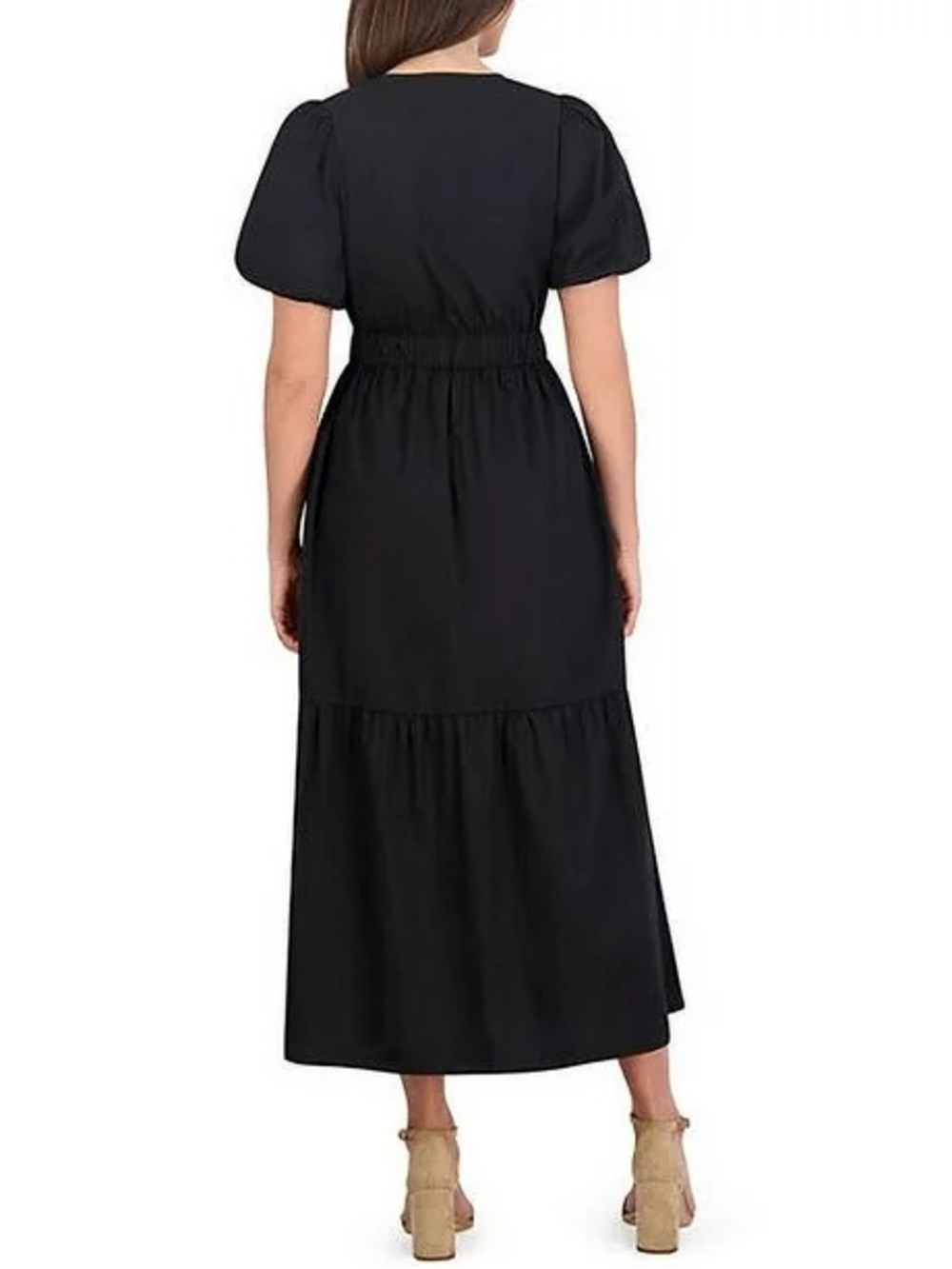 NWT French Connection Ladies Puff Sleeve Maxi Dress - Picture 2 of 6
